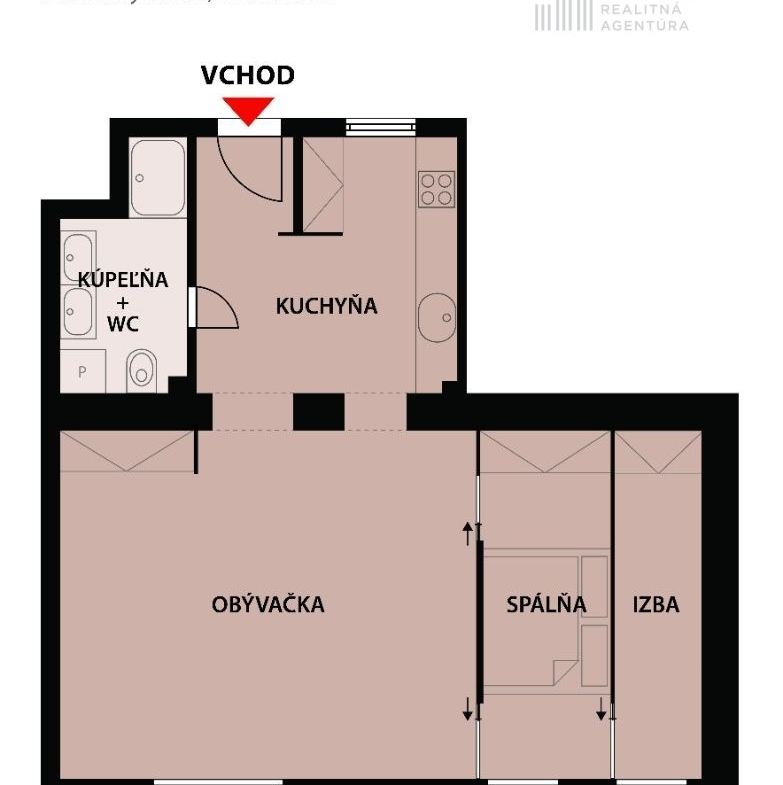 SRA | Predané: Slnečný 2,5 izb. byt v tichej ulici, 3./4p., tehla, 70m², výborná poloha pri OC Centrál, Ružinov – Dohnányho ul. 15799 | SLOVENSKÁ REALITNÁ AGENTÚRA