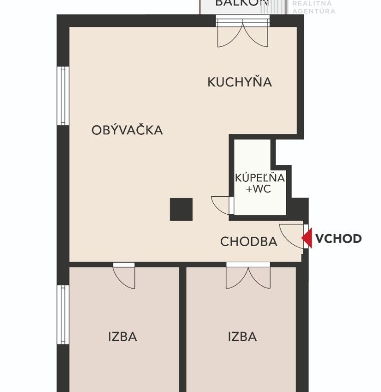 SRA | 3 – izbový byt s charizmou, balkón, výborná poloha, Bratislava – Daxnerovo nám. – PRENAJATÉ 18524 | SLOVENSKÁ REALITNÁ AGENTÚRA