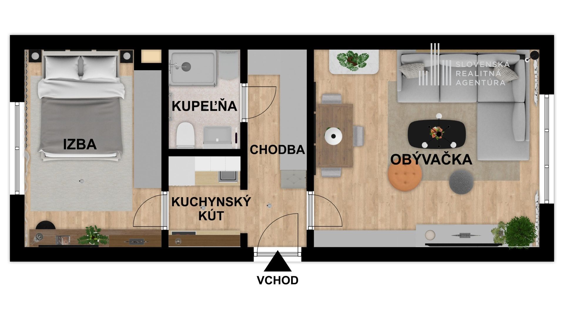 SRA | 2 izbový byt s atraktívnym výhľadom, Studenohorská