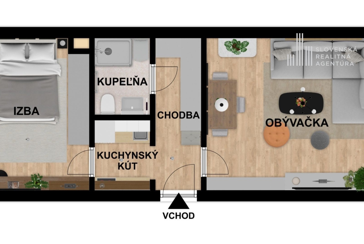 SRA | 2 izb. byt s atraktívnym výhľadom, Studenohorská
