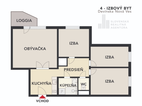 SRA | 4 izb. slnečný byt, kompletná rekonštrukcia, Devínska Nová Ves